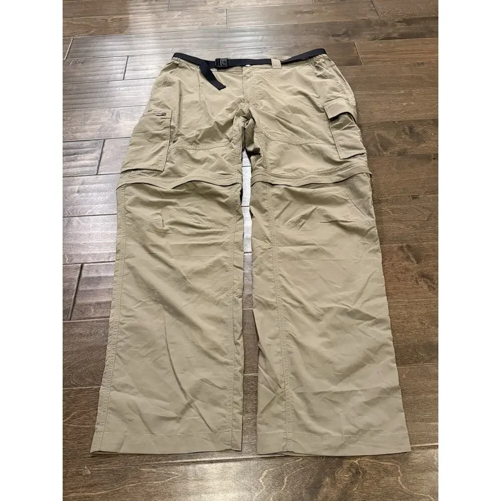 Columbia Omni-Shade Mens Beige Convertible Hiking Outdoor Pants 38x32 XM0102 - Picture 2 of 10